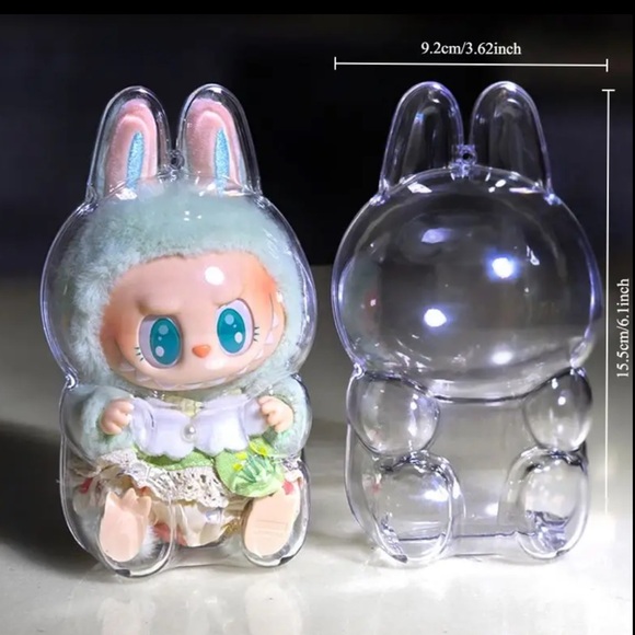 Pop Mart The Monsters Have A Seat Labubu Protective Cover Case Keychain - Picture 2 of 15